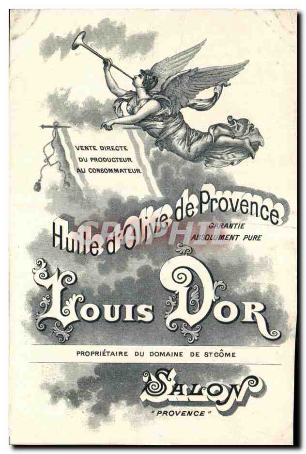 CPA Louis Dor Salon Proprietaire Du Domaine De St Come Provence Ange Le Nid par Boucher publicite