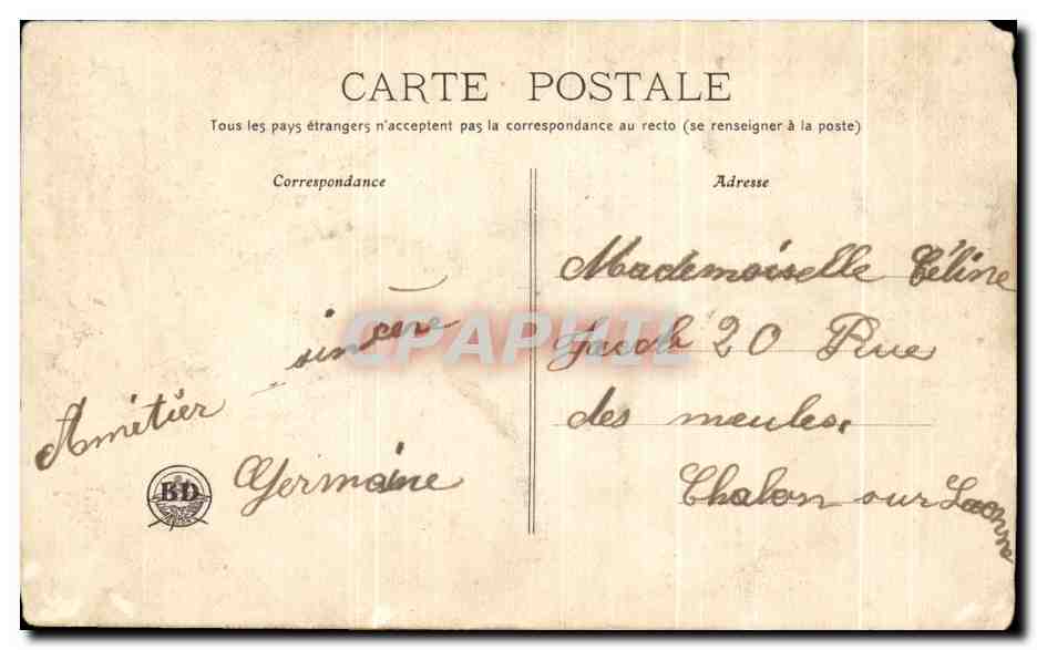 CPA Maman pense deja Femme poupees  — Rückseite
