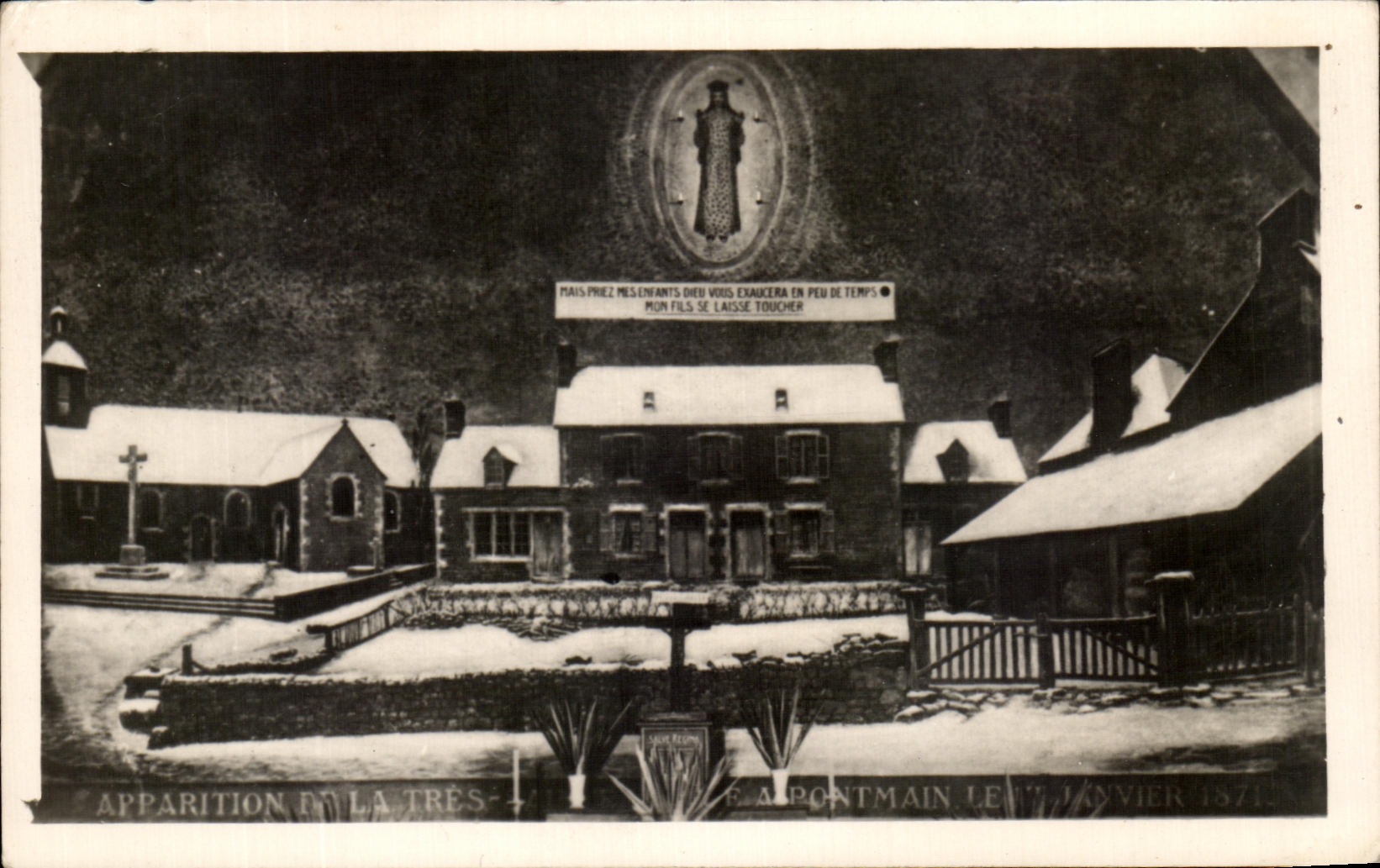 CPA Apparition de la Tres Sainte Vierge pontmain 