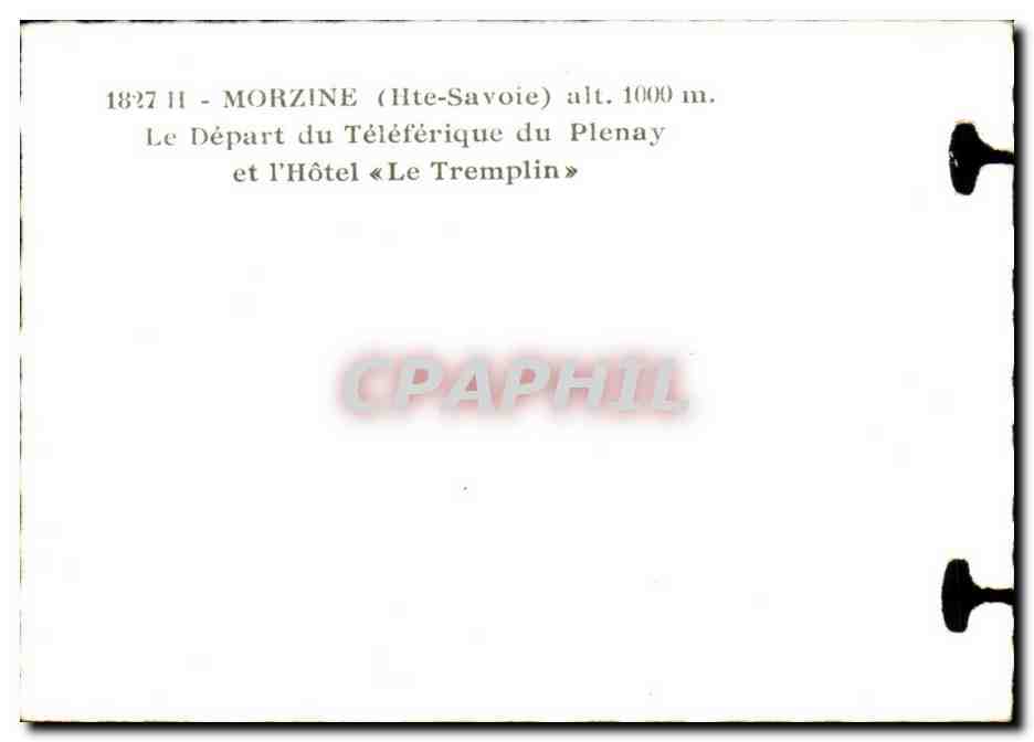 Hôtel Le Tremplin — Morzine (Haute-Savoie) — Départ du Téléphérique du Plenay — Reverso