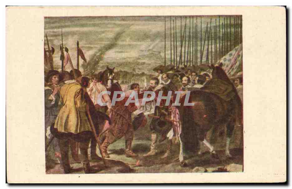 CPA Velazquez Las Lanzas Museo del Prado 1172