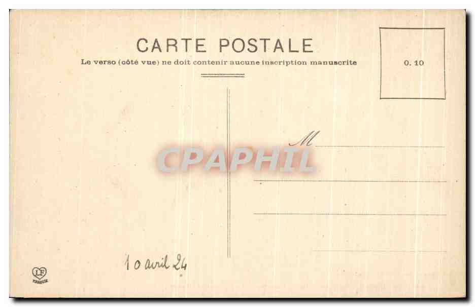 CPA Toulouse Cour de Hotel d'Assezat La coursiere Henri III — Verso