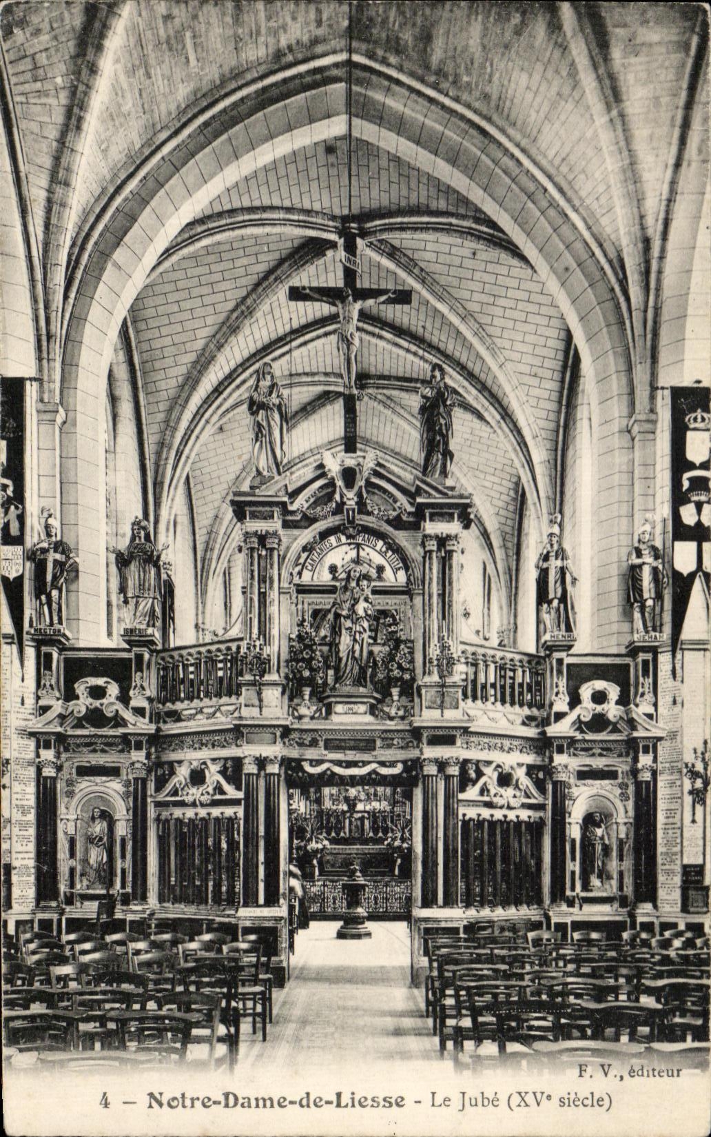 CPA Notre Dame de Liesse Le Jube