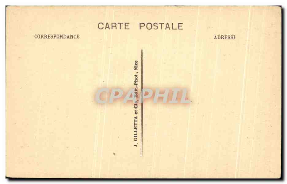 CPA Saint Paul Cote d Azur Cote Nord — Rückseite
