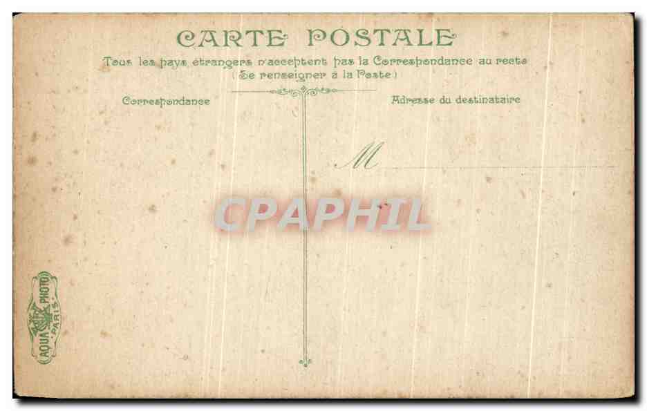 CPA Bruxelles L'Entree Du Parc — Rückseite