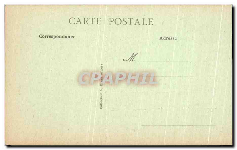 CPA Angers Vue d'Ensemble prise de la place Larochefoucault Liancourt — Rückseite