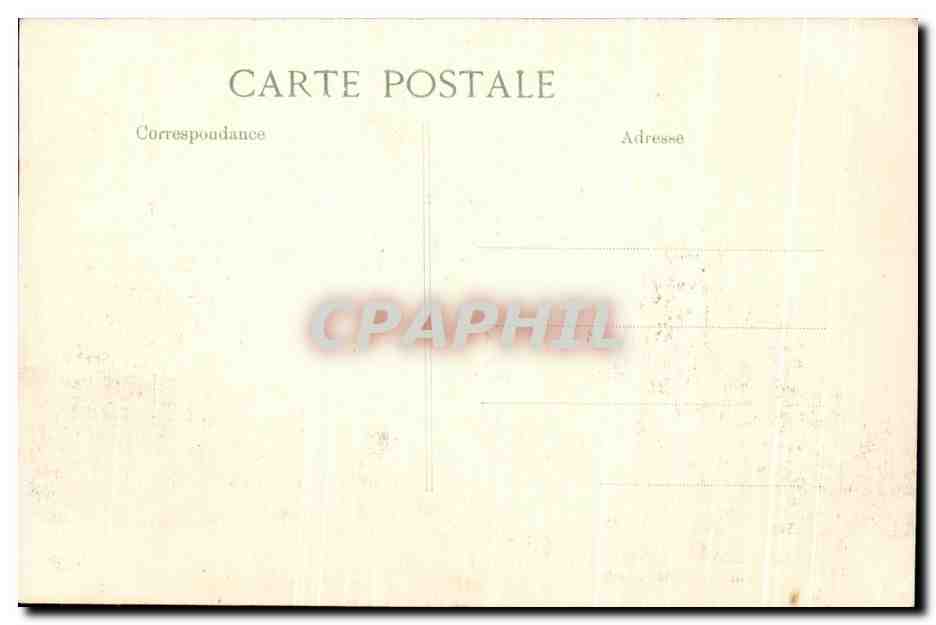 CPA Bombardement de Reims La Cathedrale en feu Militaria — Verso