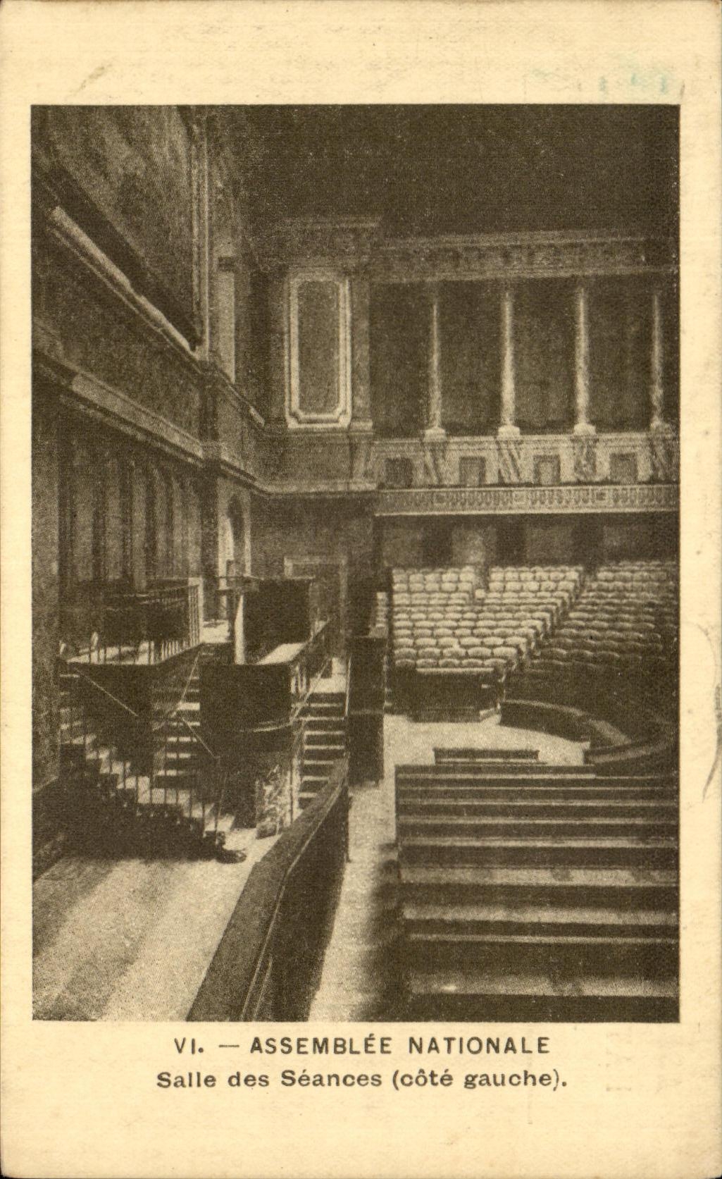 CPA Assemblee Nationale Salle Des Seances
