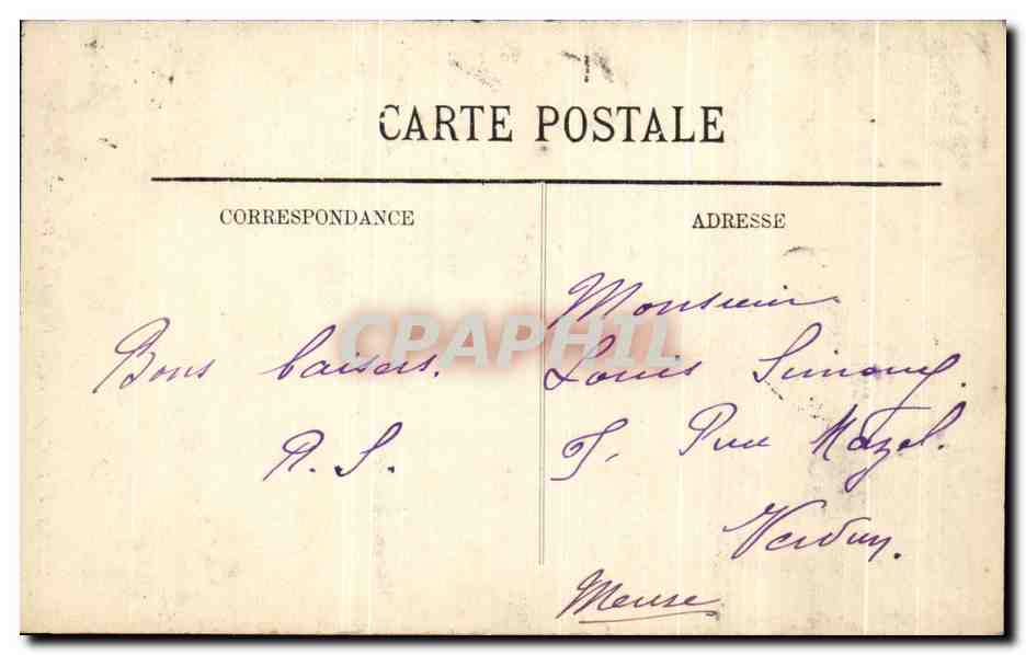 CPA Amiens La Cathedrale Portail De La Vierge Dorce — Rückseite