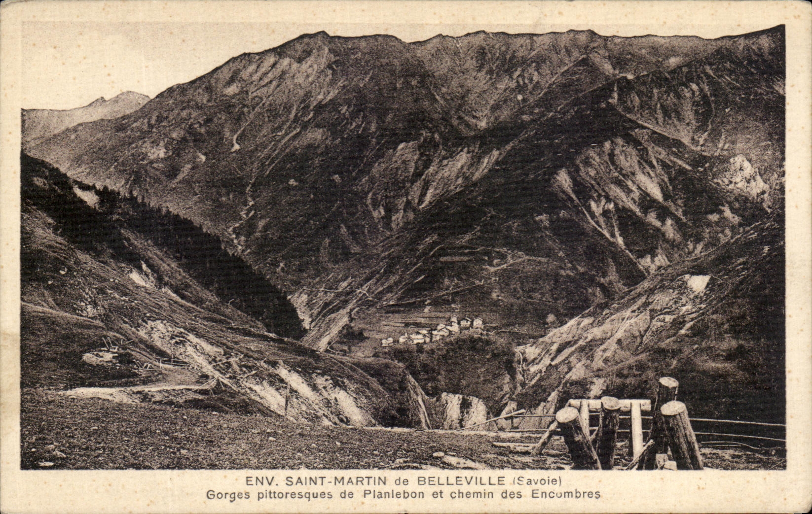 CPA Saint Martin De Belleville Gorges Pittoresques De Planlebon Et Chemin Des