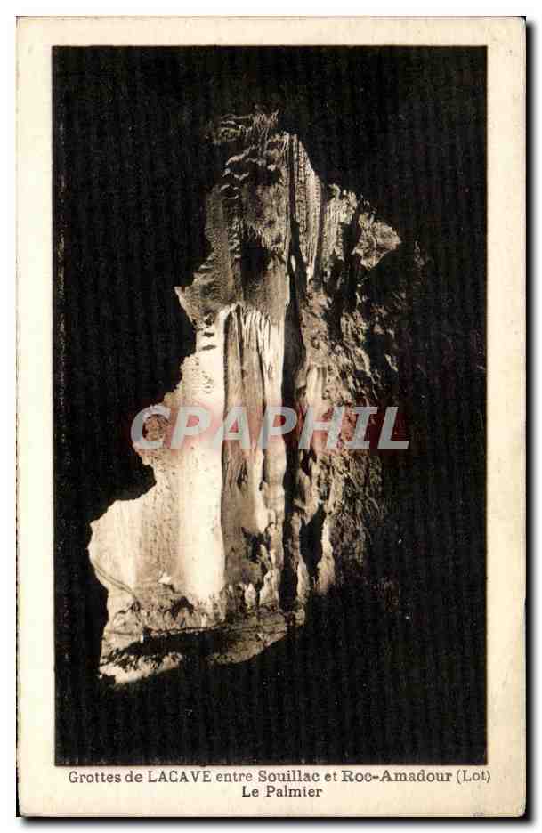 Grottes de LACAVE entre Souillac et Roc-Amadour (Lot) — Le Palmier