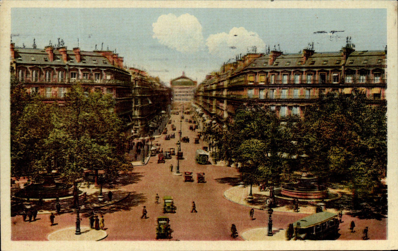 CPA Paris Avenue De l'Opera
