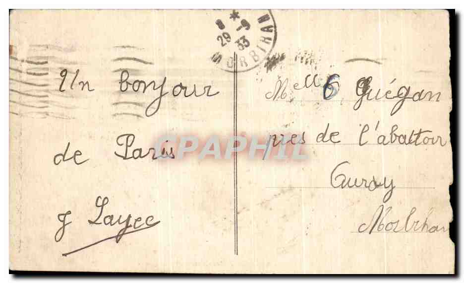 CPA Paris Notre Dame Et Les Quais — Rückseite