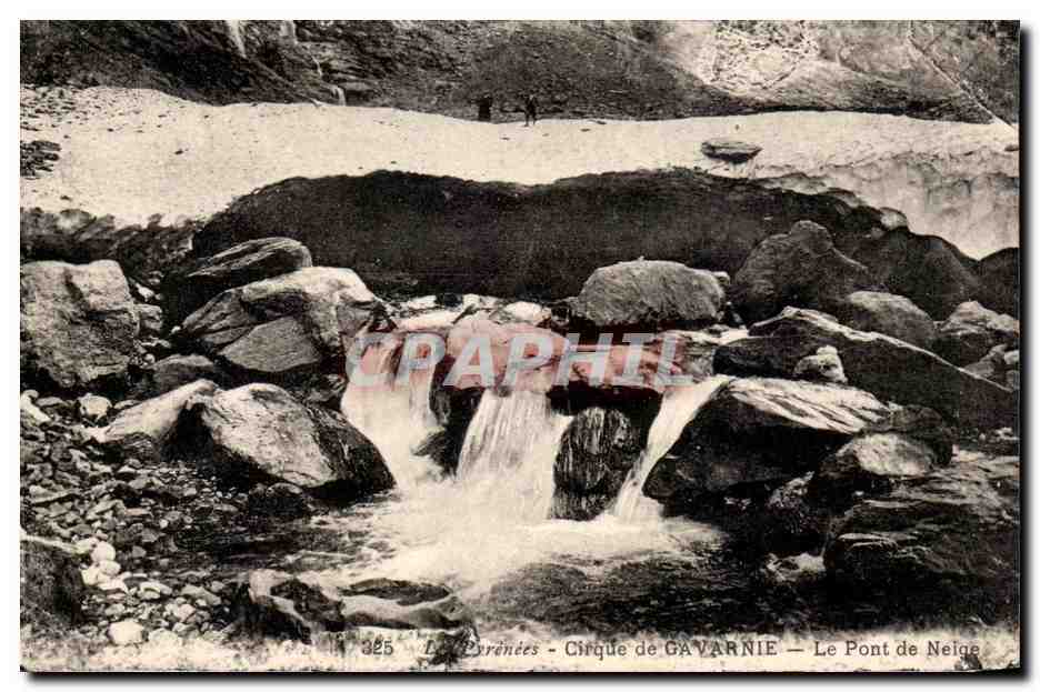 CPA Cirque De Gavarnie Le Pont De Neige