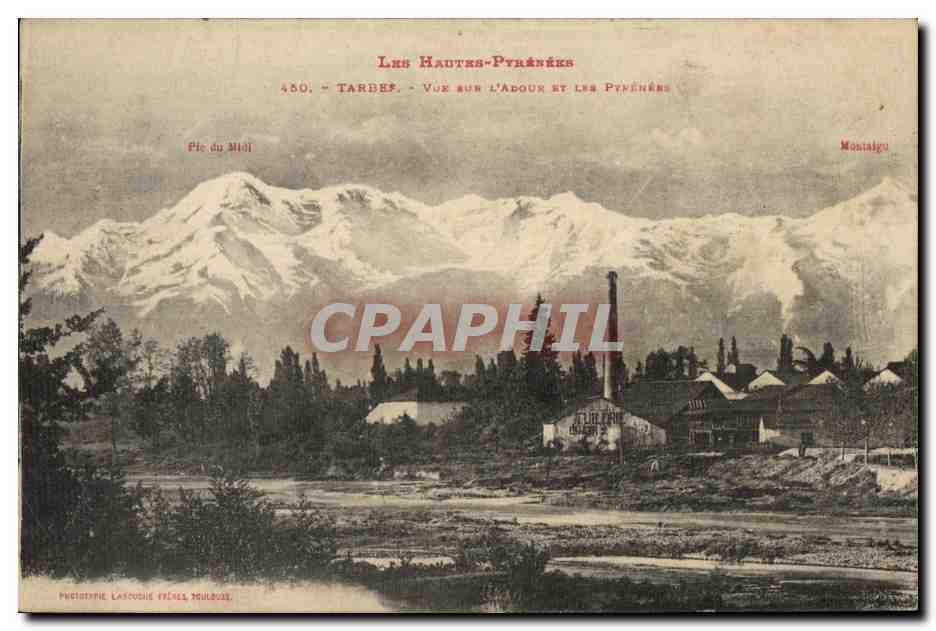 Vue sur l'Ardour et les Pyrénées - Tardes - 450 - Pic du Midi - Montaigu