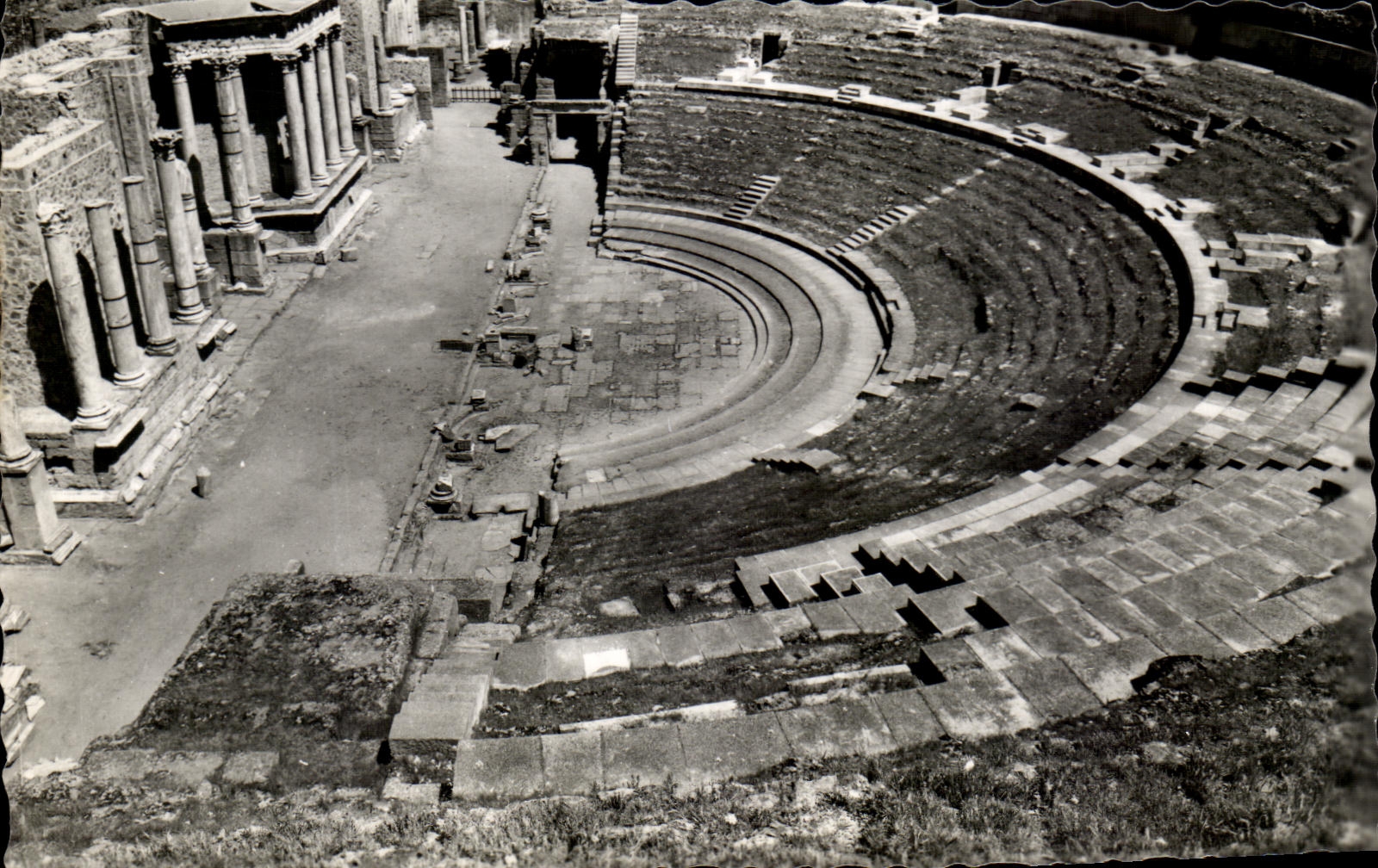 CPA Merida Teatro Romano Vista General Theatre Romain
