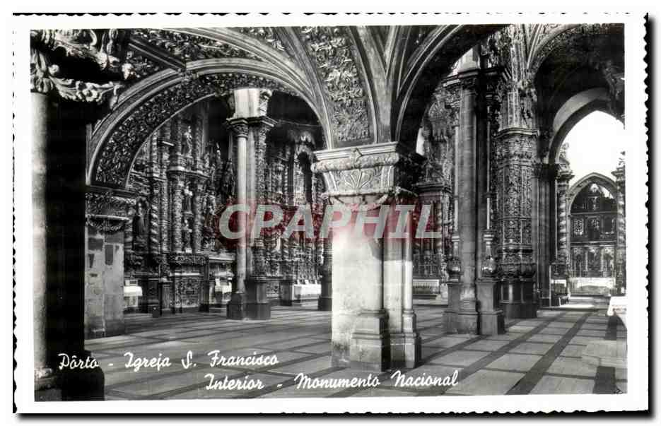 Pârto - Igreja S. Francisco - Interior - Monumento Nacional — Éditeur Santos, n°13