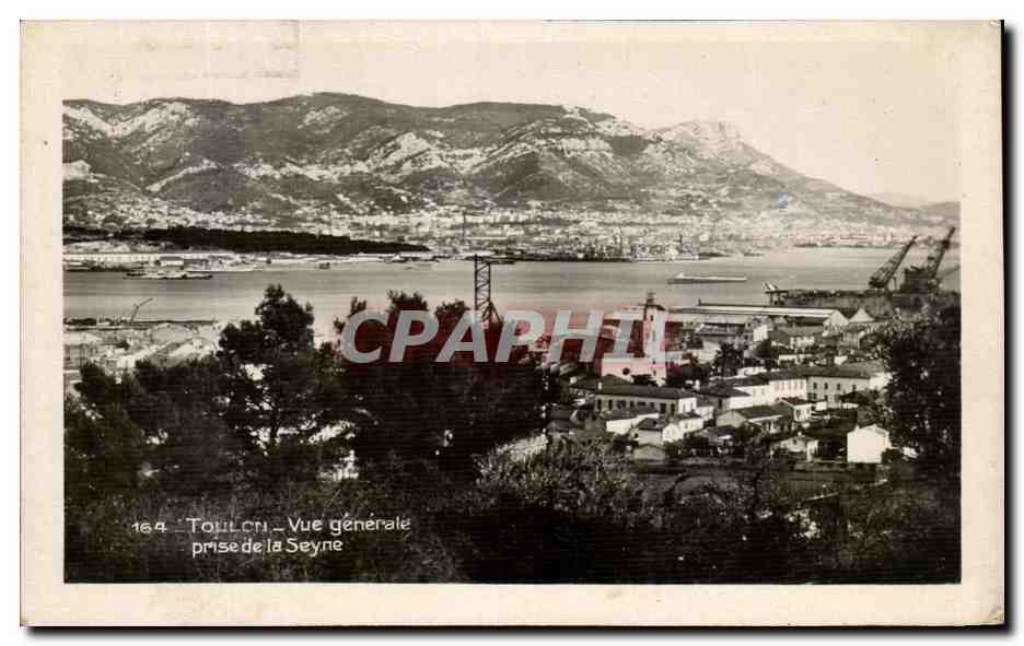 CPA Toulon Vue generale prise de la Seyne