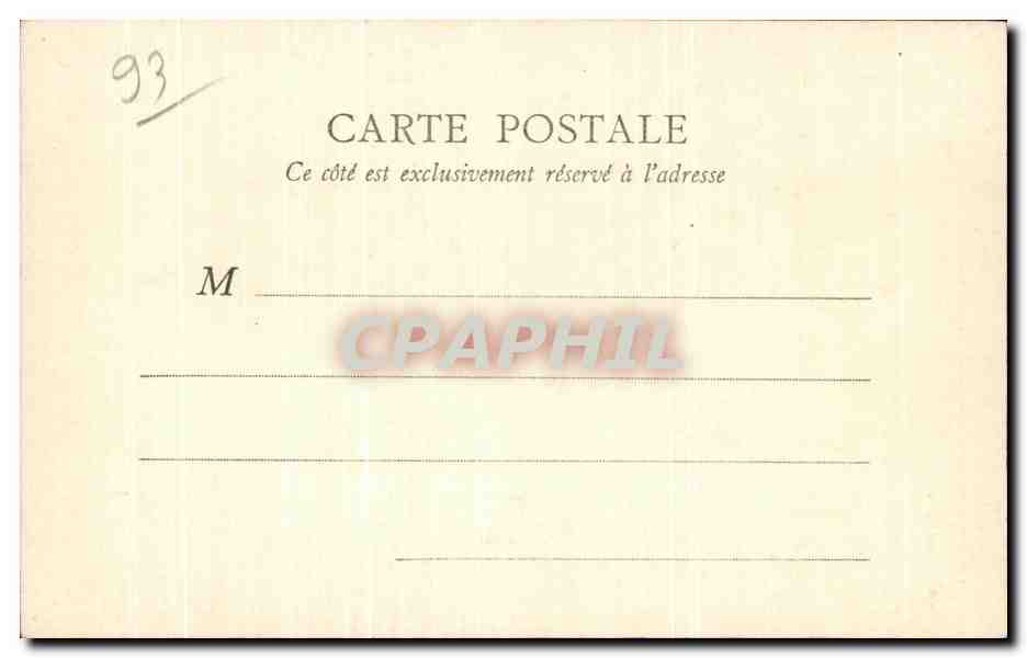 CPA Neuilly sur Marne Le Portail de I'Eglise — Back