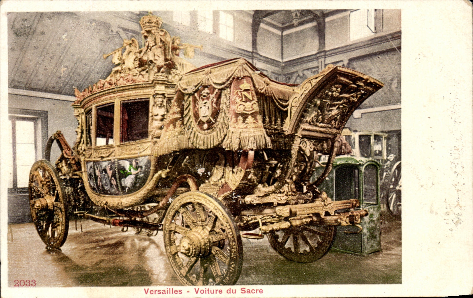 CPA Versailles Voiture du Sacre