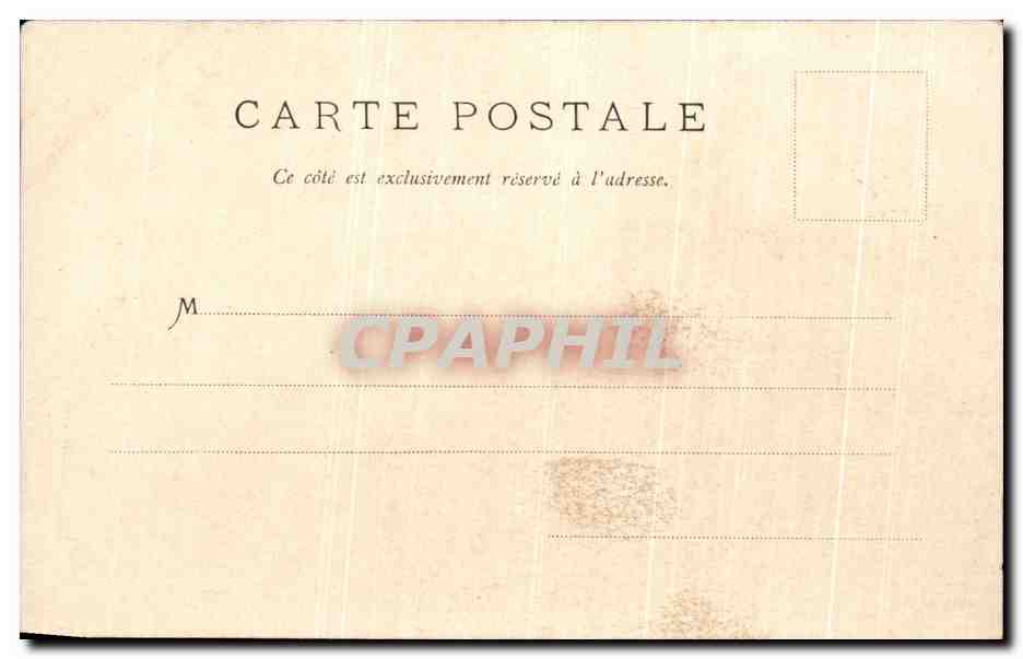 CPA Versailles Voiture du Sacre — Verso