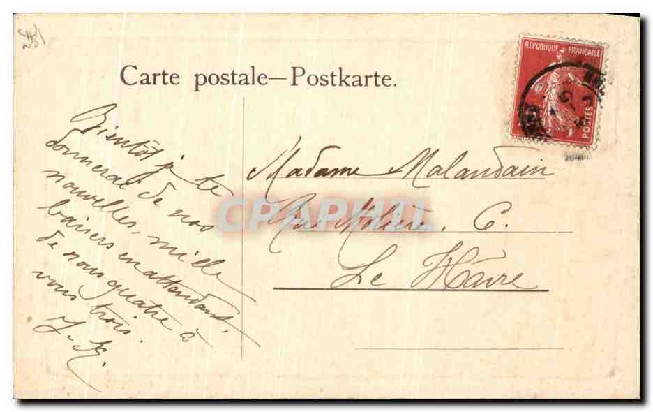 CPA Ecueils Hayes — Verso