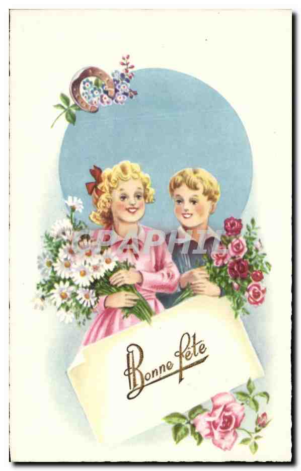 CPA Bonne Fete Enfants