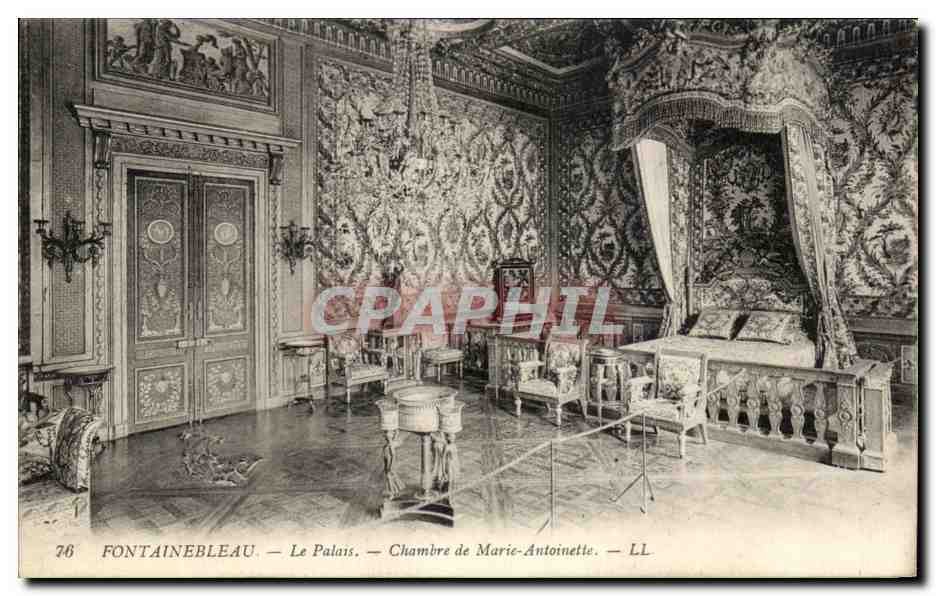 Fontainebleau — Das Schloss — Zimmer von Marie-Antoinette — LL