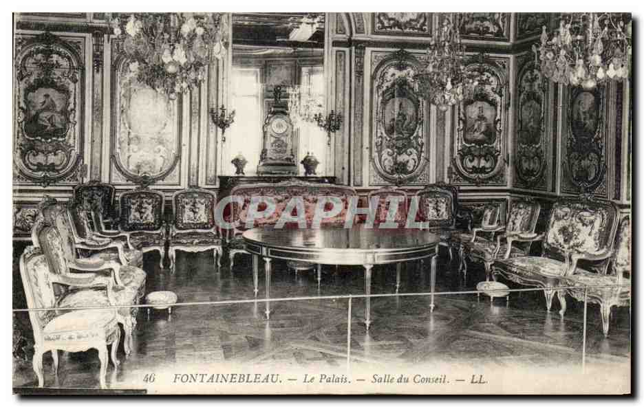 Fontainebleau — Il Palazzo — Sala del Consiglio — LL. n°46