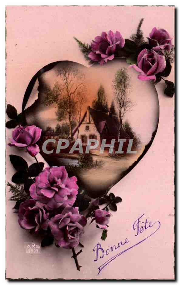 CPA Bonne Fete Fleurs 