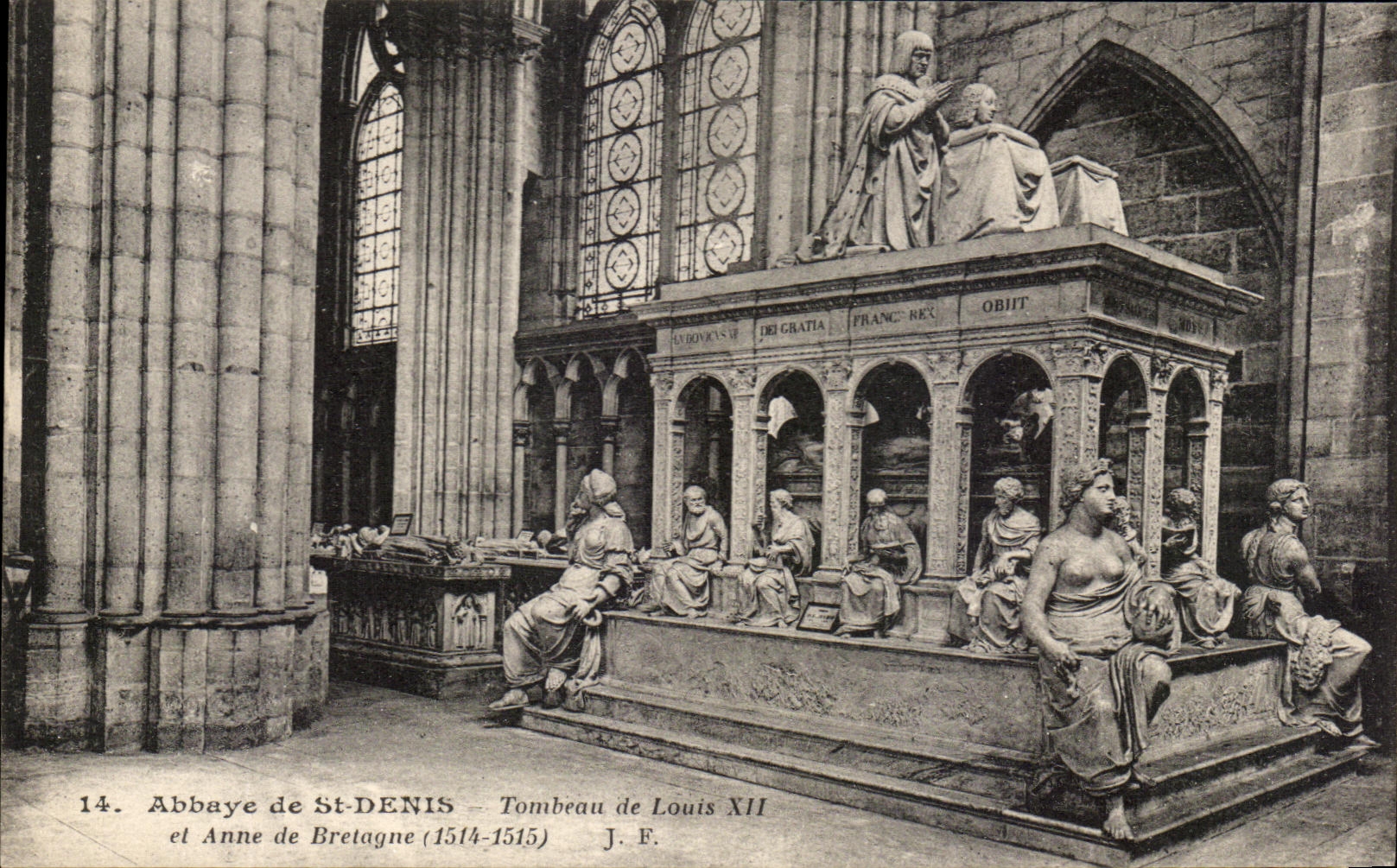 Abbaye de St-Denis — Tombeau de Louis XII et Anne de Bretagne (1514-1515) — J. F.