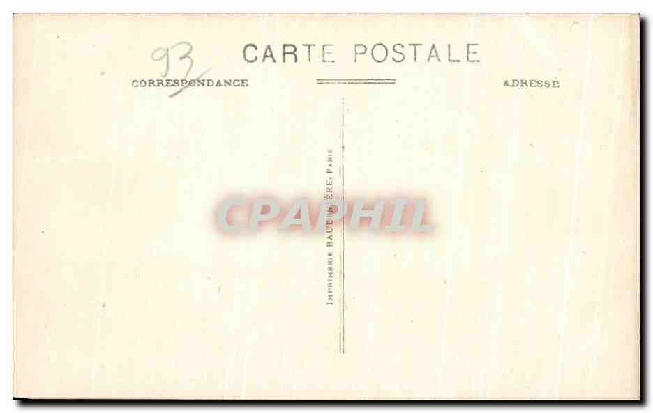 CPA Abbaye De St Denis crypte Tombeau De Louis XIII — Verso