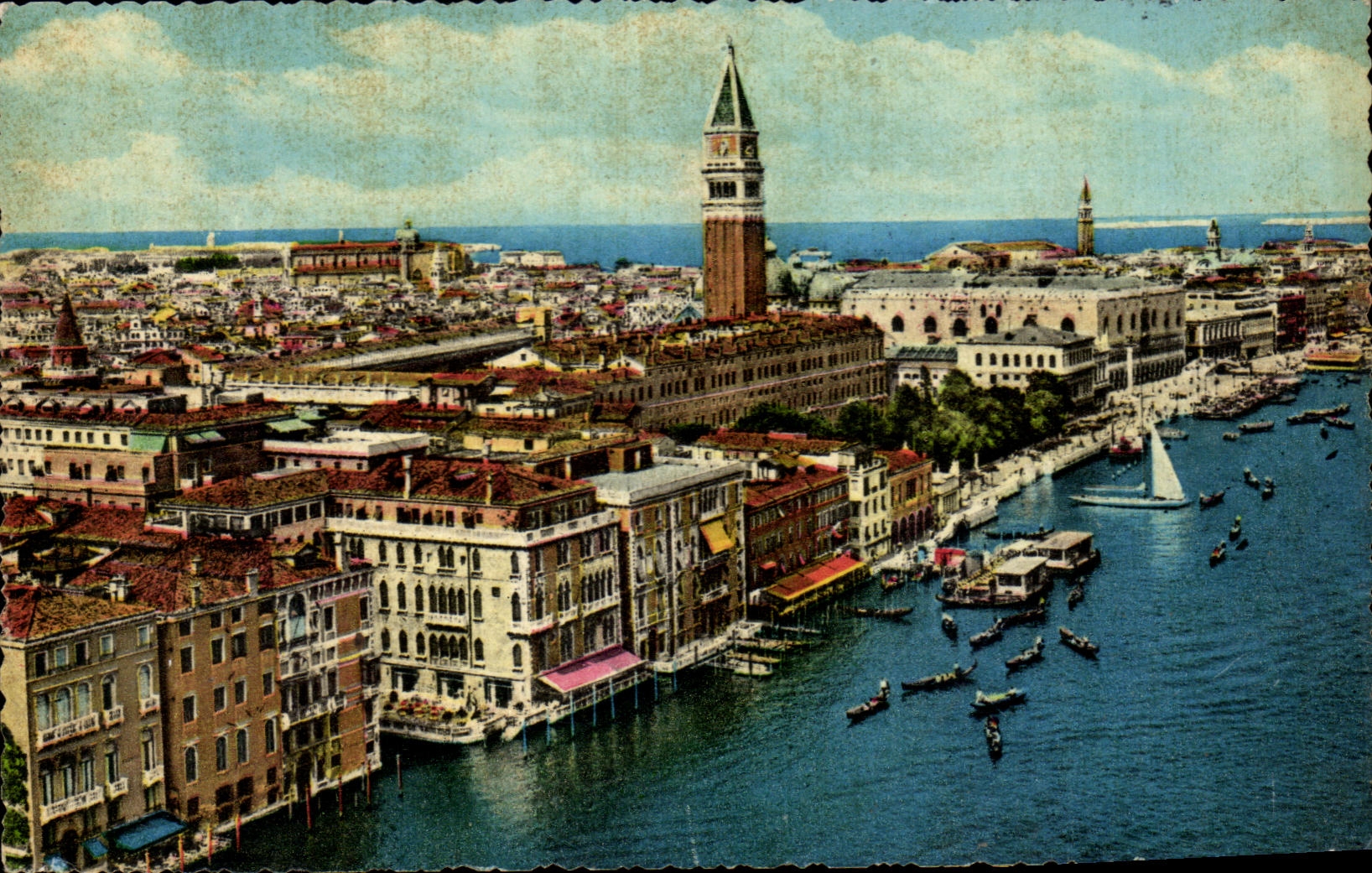 CPA Venezia Panorama General View Vue Generale Gesamfansicht
