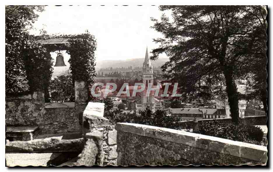 CPA Lourdes Vue Prise Du Chateau Fort