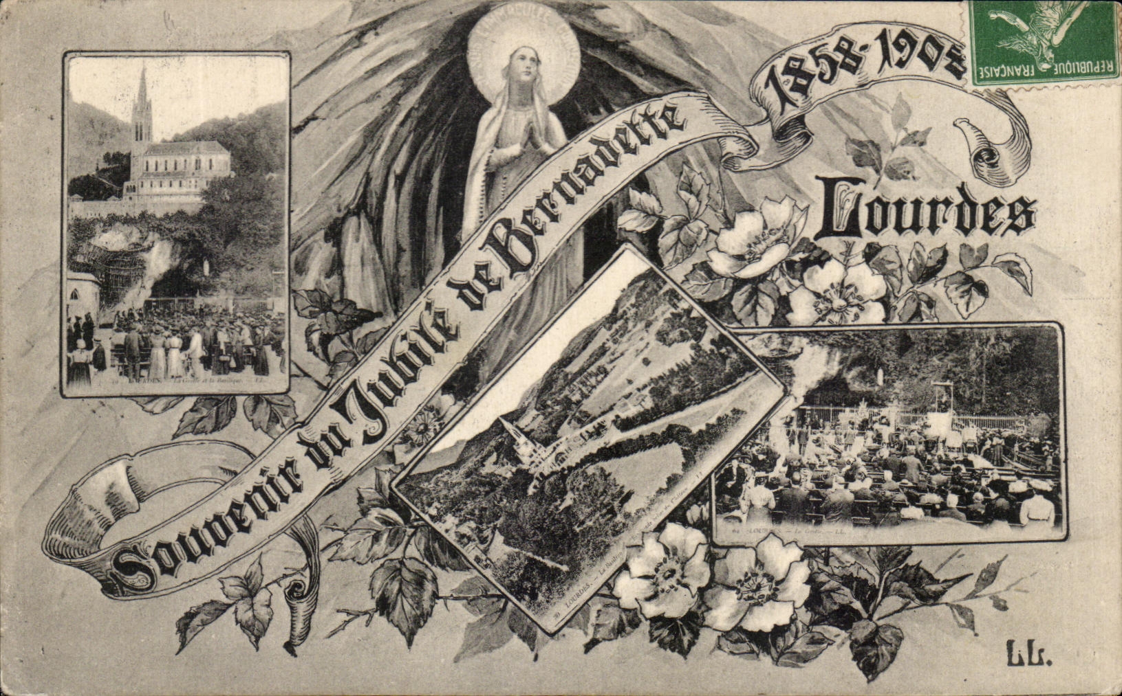 Jubilé de Bernadette — Souvenir du Jubilé de Bernadette — Lourdes