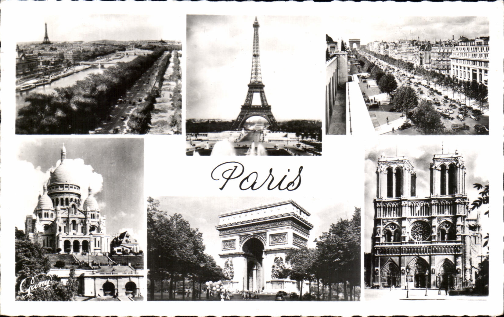 Paris — vue panoramique — éditeur Querry, n° de série non visible