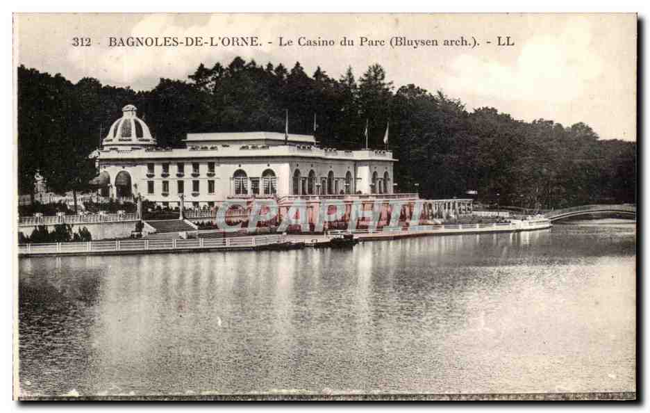 Bagnoles-de-l'Orne - El Casino del Parque (Bluysen arch.) - LL