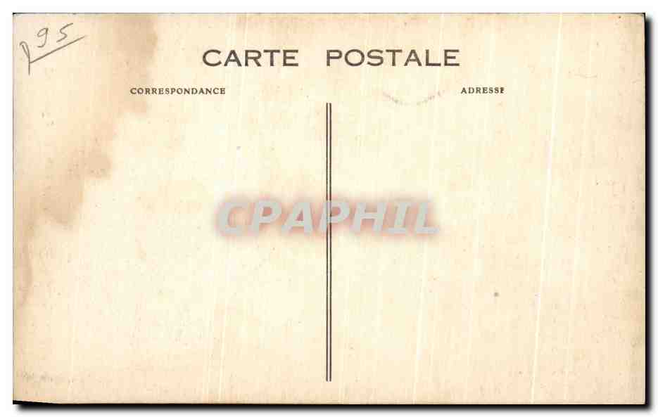 CPA Abbaye de Royaumont par Asnieres sur Oise  — Back