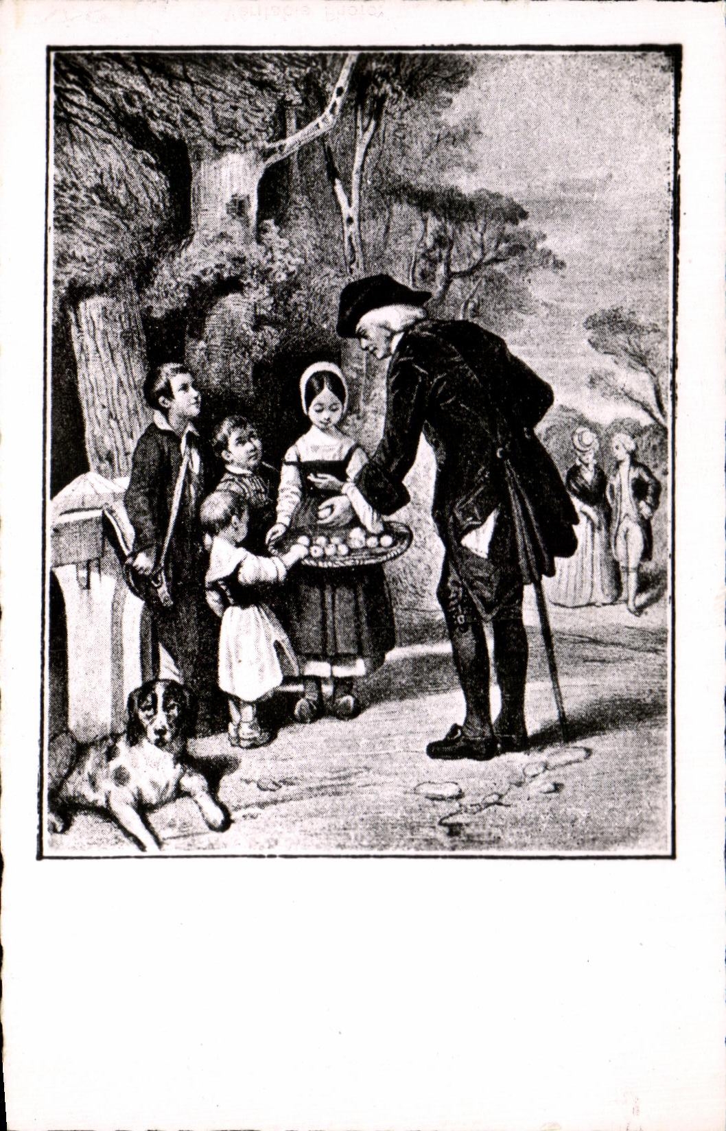 CPA Deuil Rousseau a la Fete de la Barre en 1759