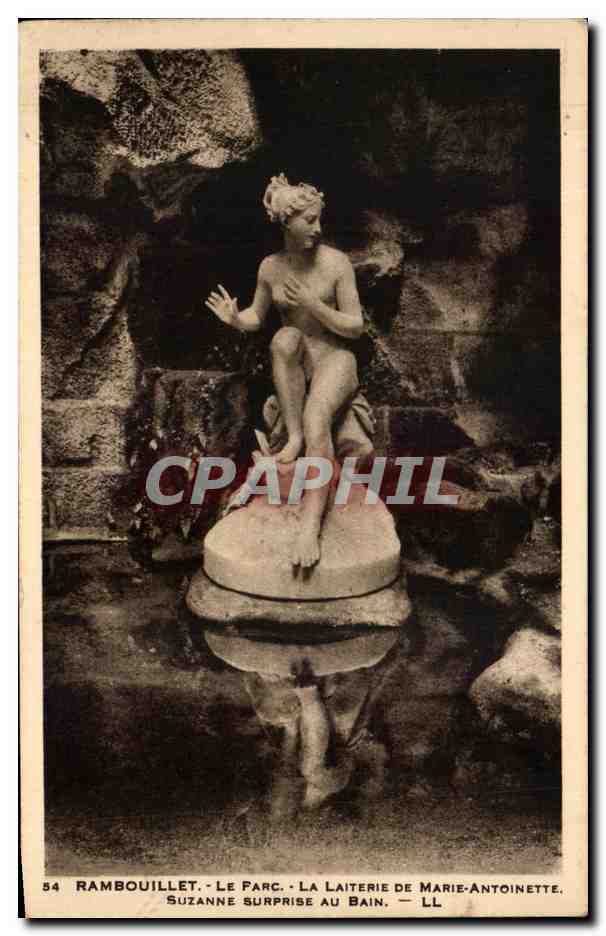 Rambouillet - Le Parc - La Laiterie de Marie-Antoinette - Suzanne Surprise au Bain