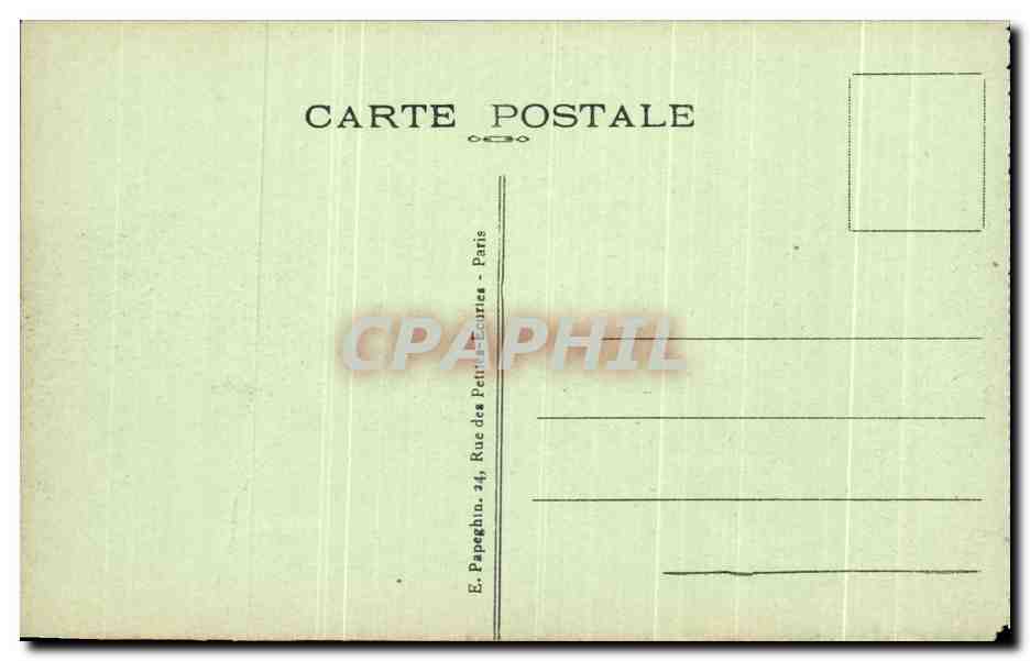 CPA Paris L'Arc de Triomphe et la Tombe du Soldat Inconnu The Trinmph Arch and Tomb of the Unknown Soldier  — Rückseite
