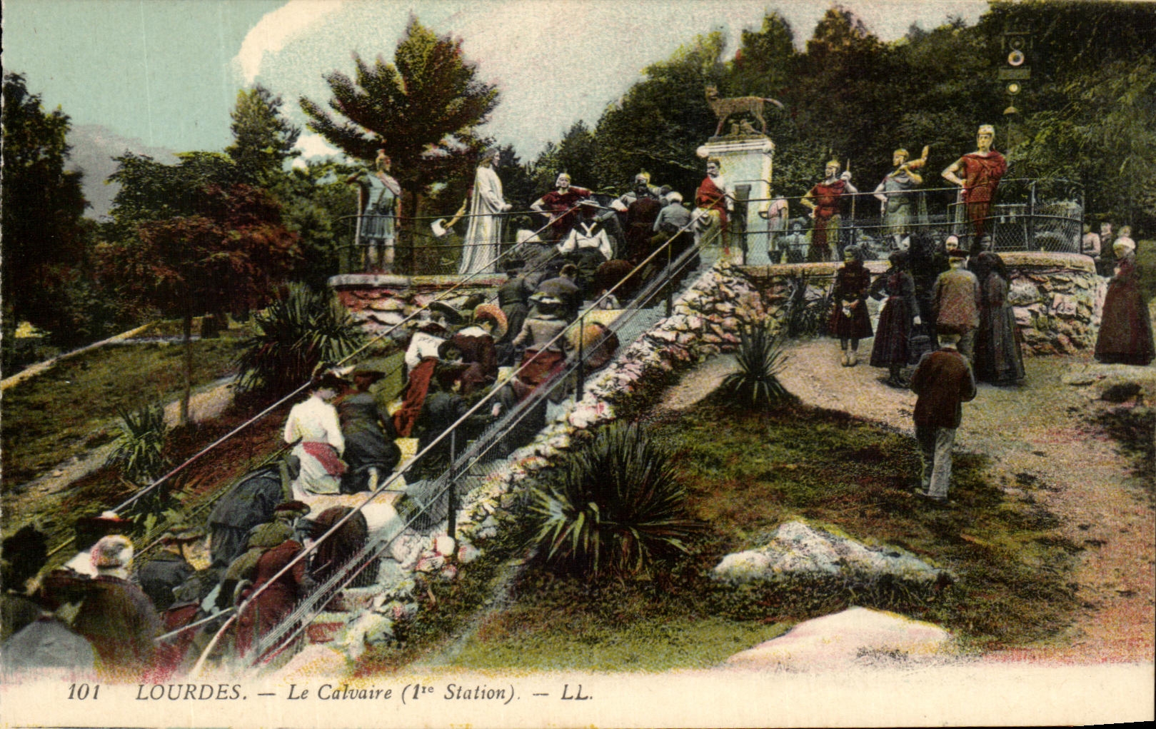 CPA Lourdes Le Calvaire