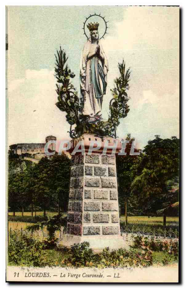 Lourdes — La Vierge Couronnée — LL