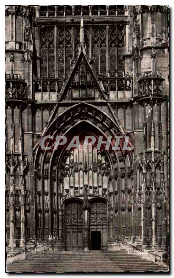 Beauvais — Die Kathedrale Saint-Pierre: das Portal — Éd. La Cigogne, Reims