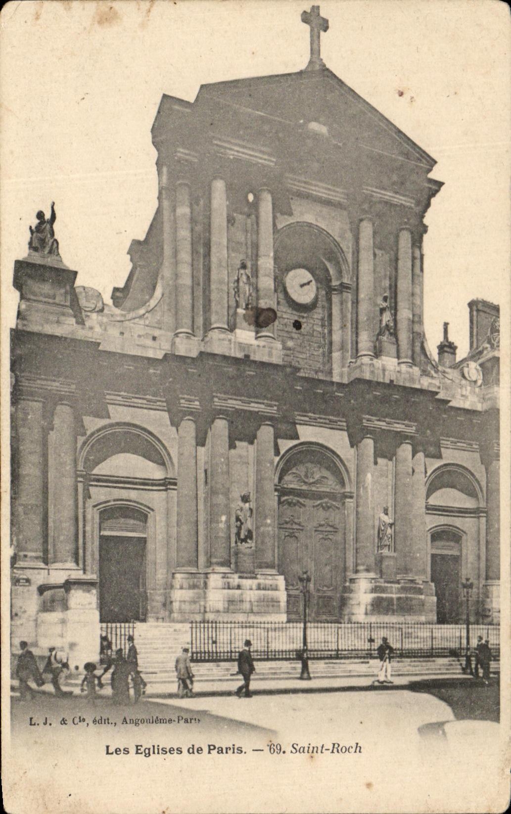 CPA Les Eglises de Paris Saint Roch
