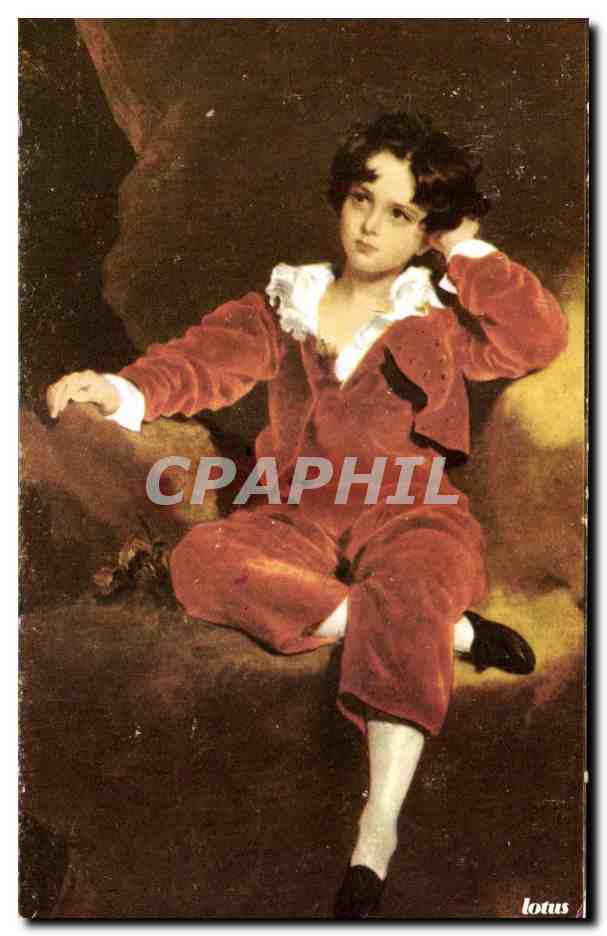 CPM Le fils lambton Lawrence y Publicite Lotus 