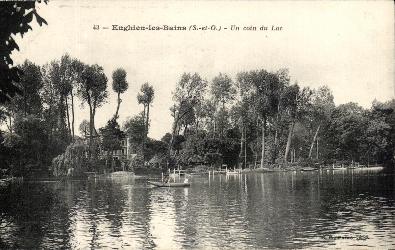 Enghien-les-Bains (S.-et-O.) — Un coin du Lac — E. P. PARIS