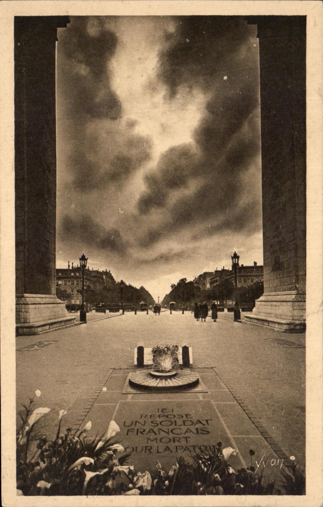 CPA Paris Tonbeau du Soldat lnconnu 
