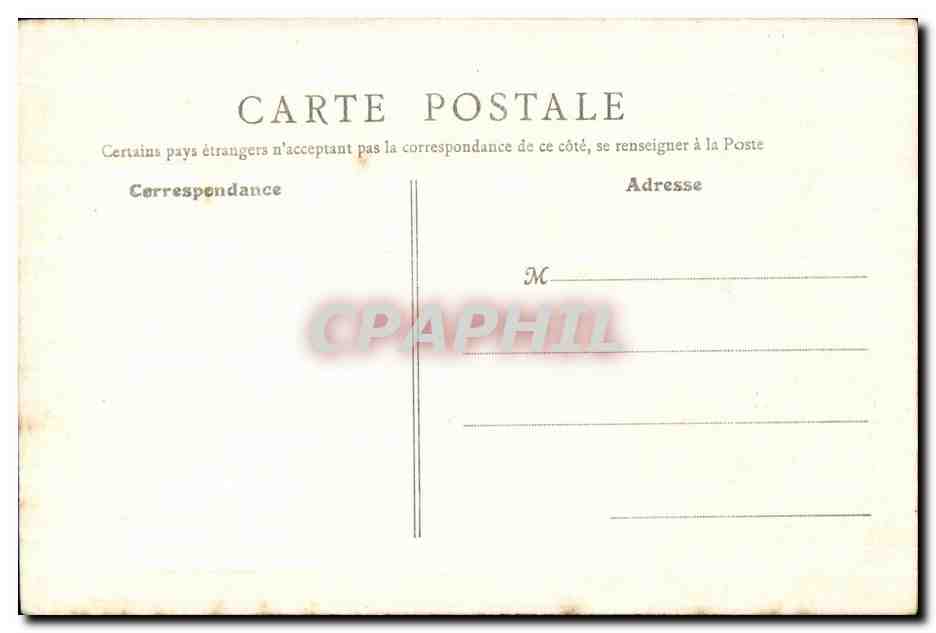 CPA Amiens L'Ange Pleureur de Blasset — Rückseite