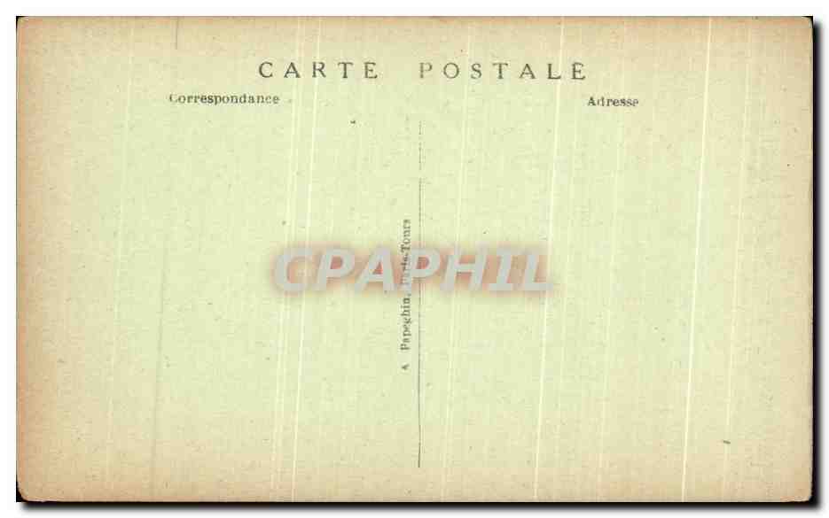 CPA Villandry Le Chateau et les Jardins  — Rückseite